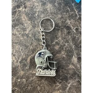 NFL NEW ENGLAND PATRIOTS OFFICIAL TEAM HELMET KEY CHAIN AMERICAN PRODUCTS 1990